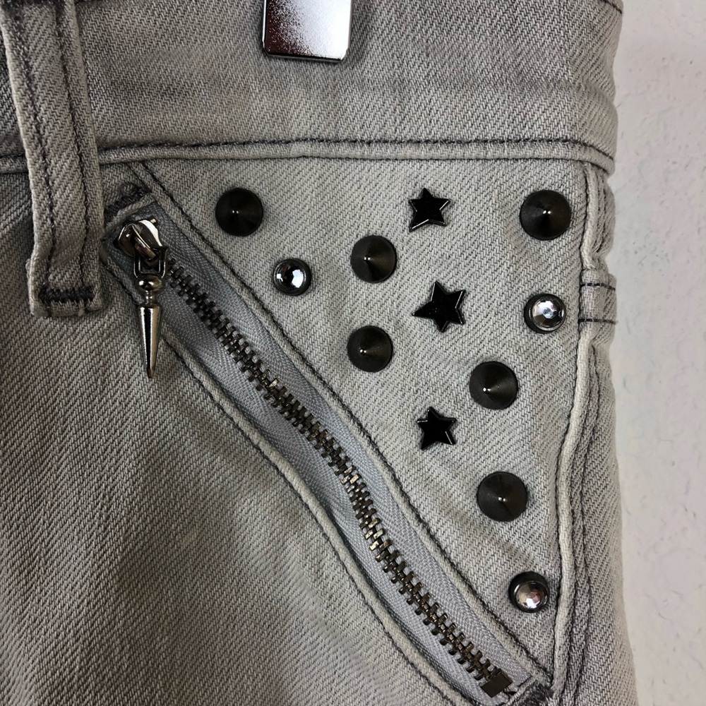 Rock & Republic Womens Jean Shorts, Gray Size 10 - Picture 3 of 8